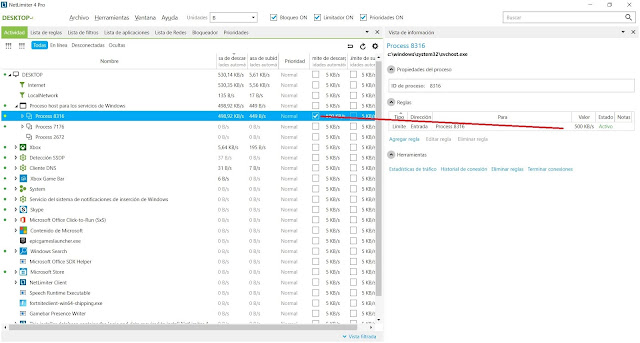 NetLimiter Pro full imagenes