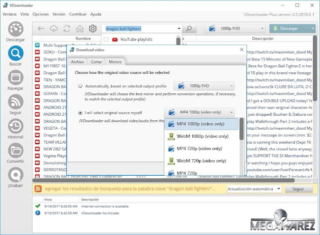 VDownloader Plus imagenes