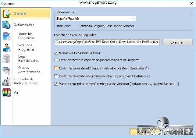 Revo Uninstaller Pro 3.1.9 imagenes