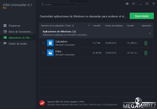 IObit Uninstaller Pro 6 imagenes