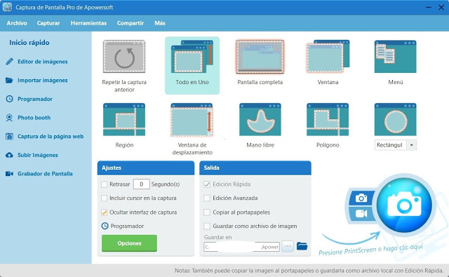 Apowersoft Screen Capture Pro imagenes Apowersoft Screen Capture Pro imagenes