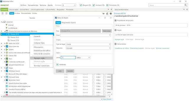 NetLimiter Pro full imagenes
