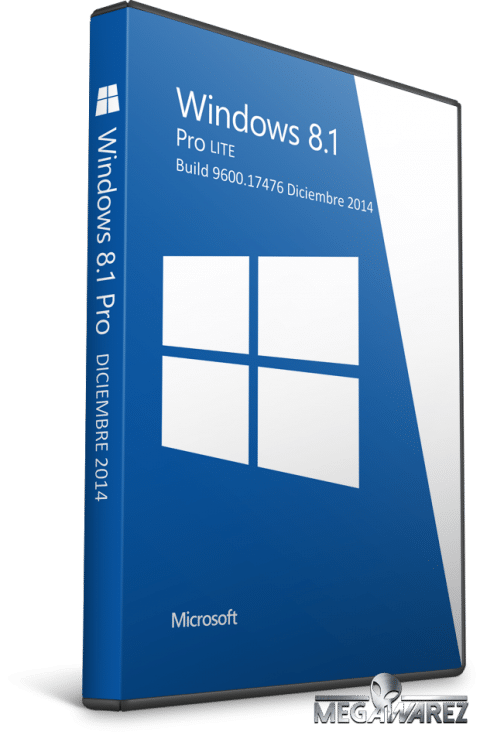 Windows 8.1 Pro LiTE 32 Bits Actualizado de Diciembre 2014, para PC’s de Bajos Recursos.