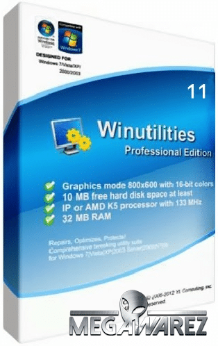 WinUtilities Pro v11.35 box caja poster