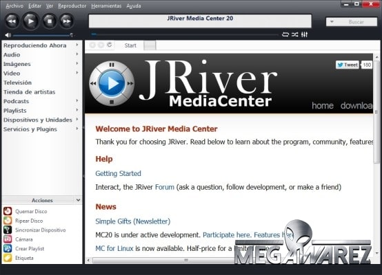J. River Media Center v20.0.100 Imágenes 