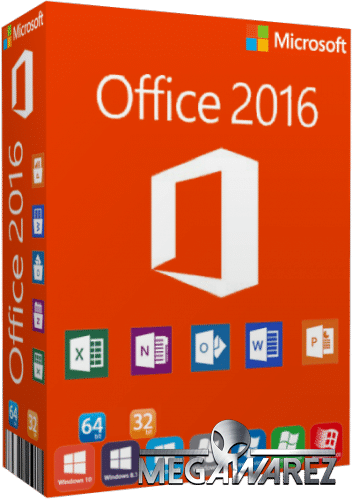 Microsoft Office 2016 Pro Plus logo poster cover box