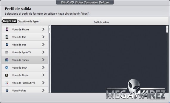 WinX HD Video Converter Deluxe imagenes