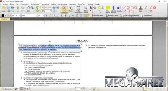 PDF-XChange Editor Plus imagenes