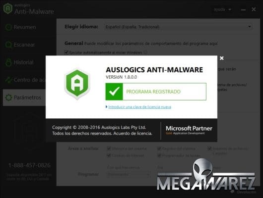 auslogics Anti-Malware 2016 imagenes