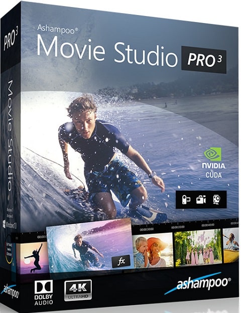 Ashampoo Movie Studio Pro 3 box poster cover