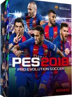 Pro Evolution Soccer 2018 pc cover poster box