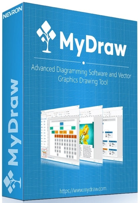 MyDraw 5.4, Cree diagramas de flujo, organigramas, mapas mentales, diagramas de red, planos de planta, UML y diagramas generales