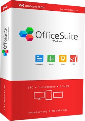 OfficeSuite Premium Edition 8.0.53534, Suite ofimática que incluye un procesador de textos, editor PDF, creador de hojas de cálculo y diapositivas