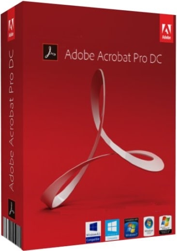 Adobe Acrobat Pro DC 2018 box poster cover