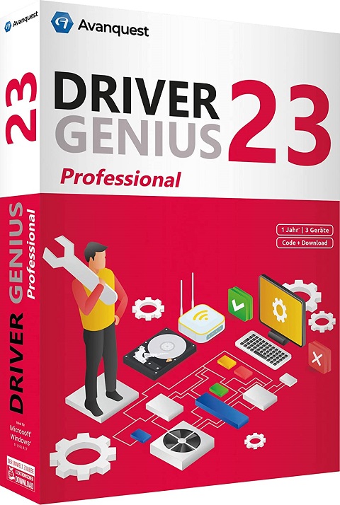 Driver Genius Platinum 23 box poster cover