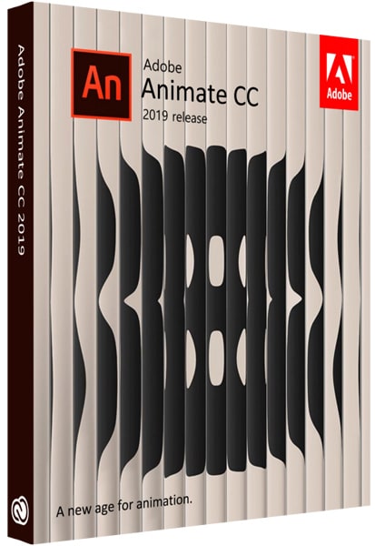 Adobe Animate CC 2019 Cover poster box