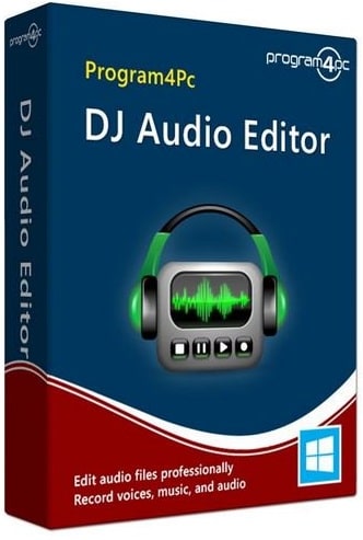 Program4Pc DJ Audio Editor 9.1, Software de edición de audio que te permitirá explorar y editar tus canciones, sonidos favoritos