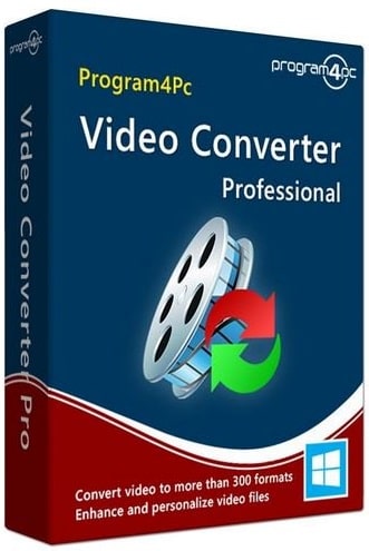 Program4Pc Video Converter Pro 11.4, Puedes hacer algo más que convertir vídeos, personalice recortando, ajustando, cambie resolucion y mucho mas