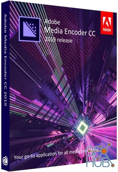 Adobe Media Encoder CC 2019 box poster cover