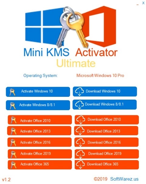 Mini KMS Activator Ultimate 2.2, Permite activar todos los Windows y todos los productos Office de una manera más fiable