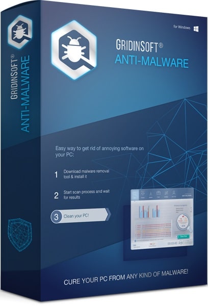 GridinSoft Anti-Malware box cover poster