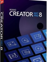 Roxio Creator NXT Pro 8 v21.1.13.0, Combina más de 20 productos como grabación, editores vídeo y fotos, convertidores, optimizacion PC y mas