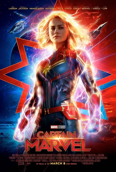 Capitana Marvel (2019) cartel poster cover