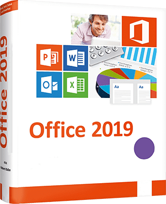 Microsoft Office Professional Plus 2019 box poster cover