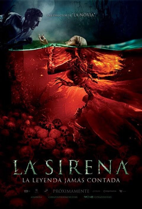 La Sirena La Leyenda Jamás Contada (2018) cartel poster cover latino
