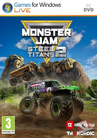 Monster Jam Steel Titans 2 pc cover poster box