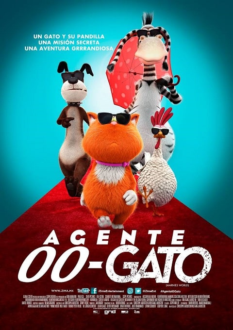 Agente 00-Gato cartel poster cover
