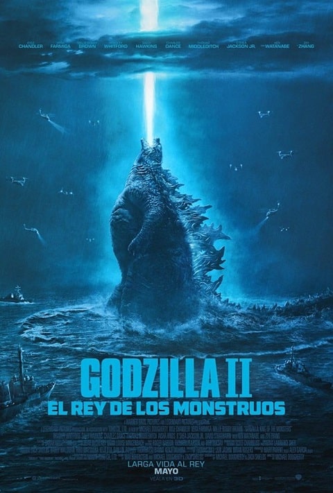 Godzilla II El Rey de los Monstruos cartel poster cover