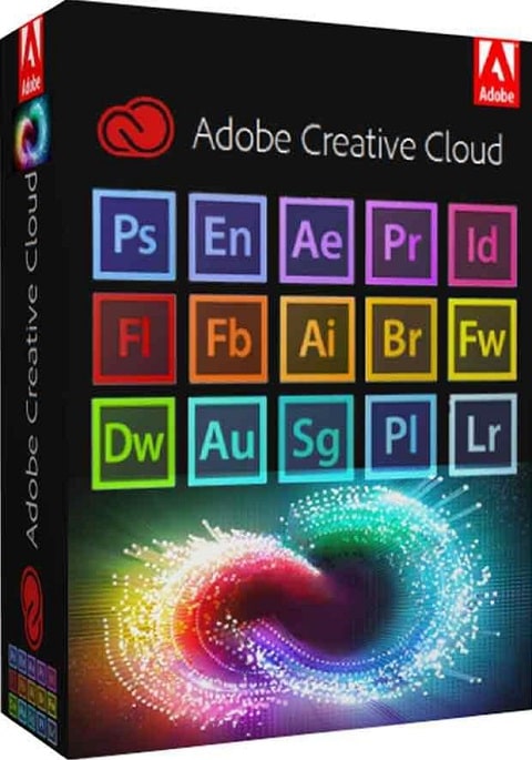 Adobe Master Collection CC 2019 box cover poster box