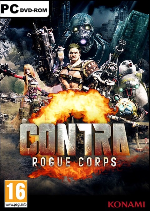 CONTRA ROGUE CORPS PC cover poster box