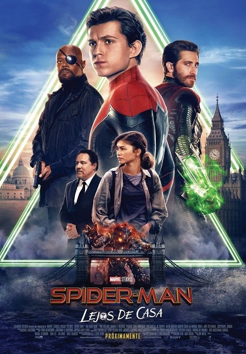 Spider-Man Lejos de Casa cartel poster cover latino