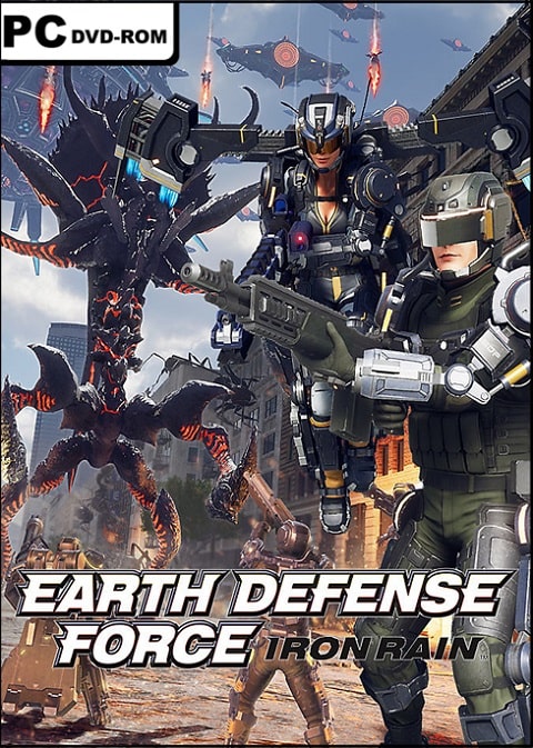 EARTH DEFENSE FORCE IRON RAIN PC poster cover box