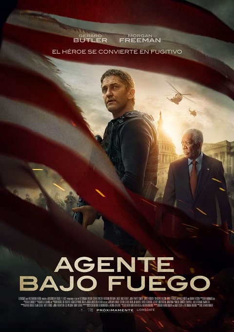 Agente Bajo Fuego cartel poster cover