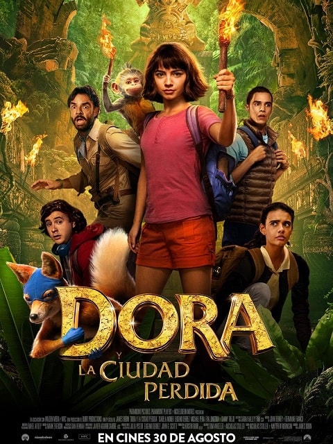Dora y la Ciudad Perdida cartel poster cover