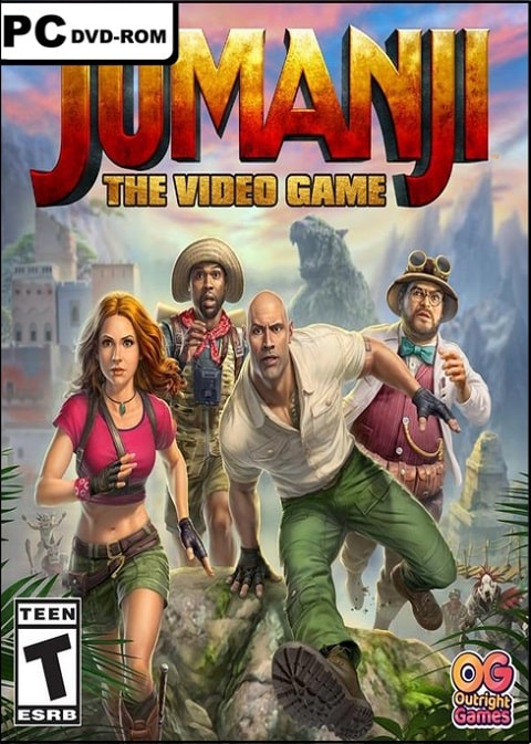 JUMANJI The Video Game pc cover poster box