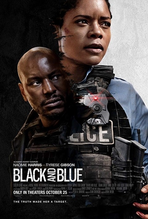 Black and Blue cartel poster cover