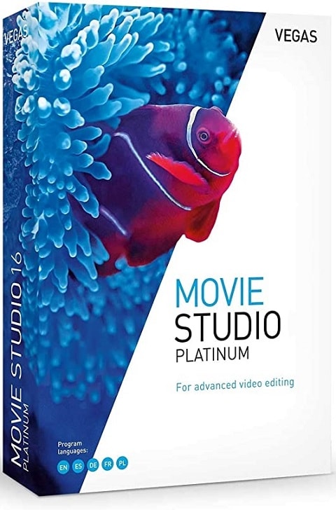 MAGIX VEGAS Movie Studio Platinum 17 poster cover box