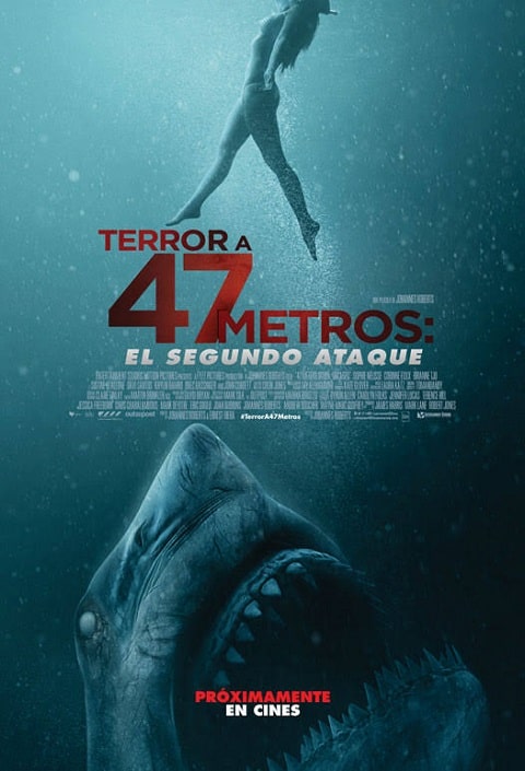Terror a 47 Metros El Segundo Ataque cartel poster cover