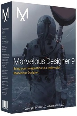 Marvelous Designer 9 box poster cover