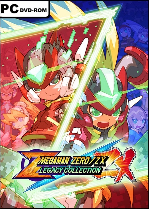 Mega Man Zero ZX Legacy Collection pc cover poster box