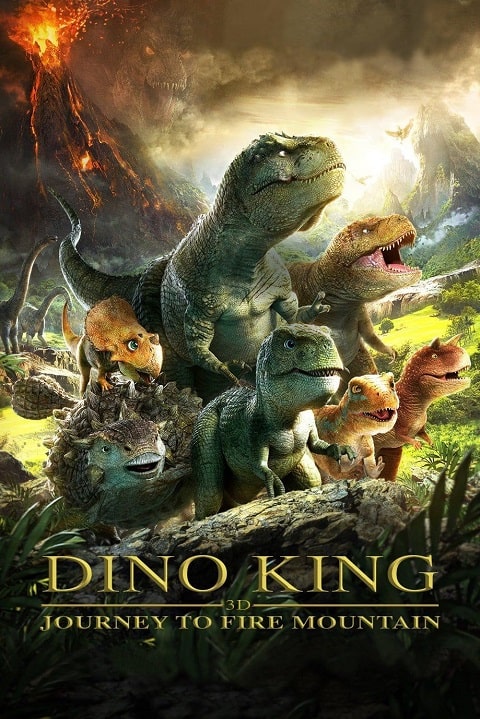 Dino King Viaje a la Montaña de Fuego 2019 cartel poster cover