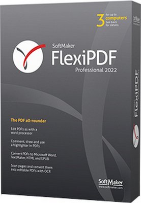 SoftMaker FlexiPDF 2022 Professional 3.0.7, Editar archivos PDF con la misma facilidad que un procesador de textos, crear, editar y mas
