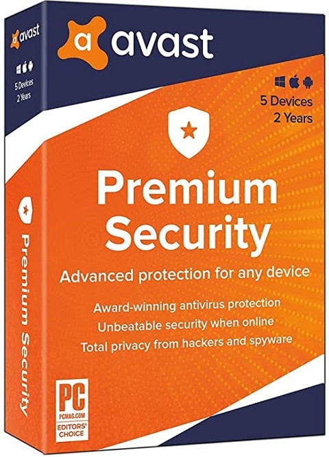 Avast Premium Security box cover poster