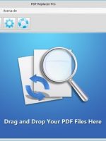 PDF Replacer Pro 1.7.0.0, Es una utilidad de software para reemplazar el texto del PDF basada en Windows