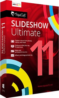 AquaSoft SlideShow Ultimate 11 box cover poster