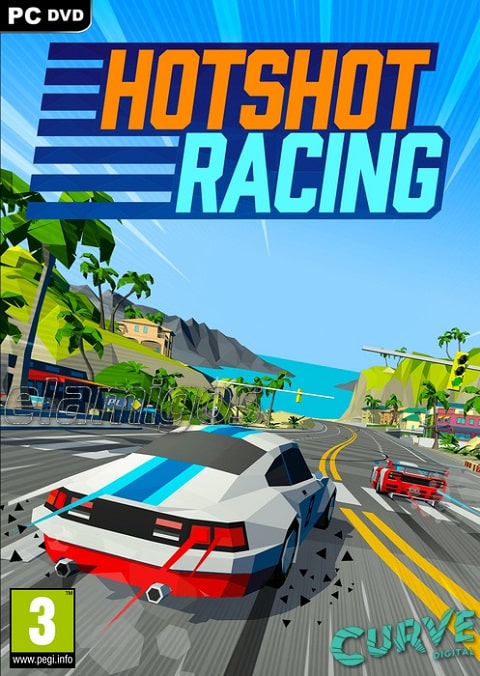 Hotshot Racing PC 2020, Es un vertiginoso juego de carreras de estilo arcade que aúna derrapes, nítidos gráficos retro